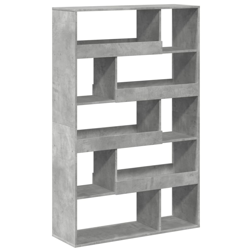 rumdeler 100x33x156,5 cm konstrueret træ betongrå