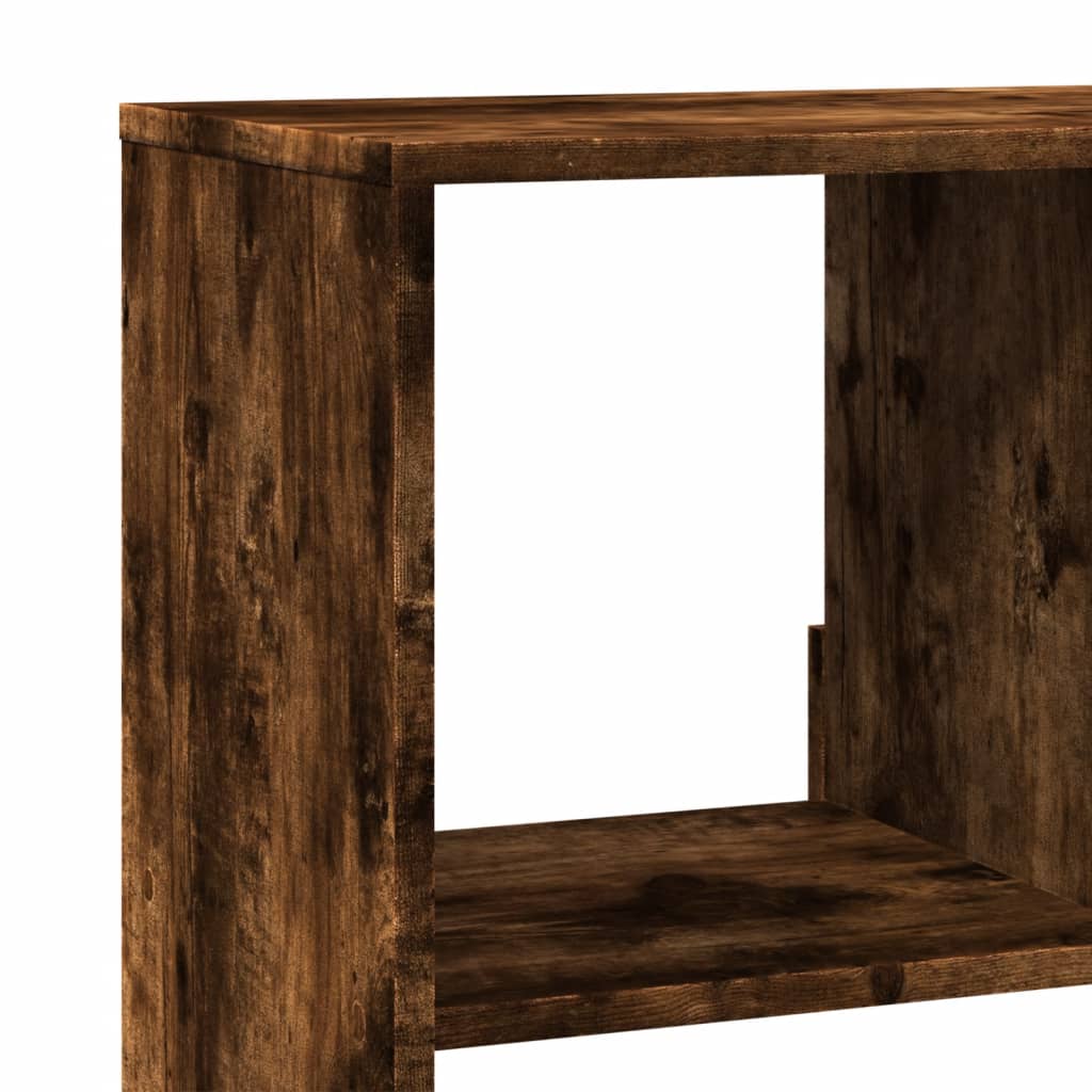 rumdeler 100x33x156,5 cm konstrueret træ røget egetræsfarve
