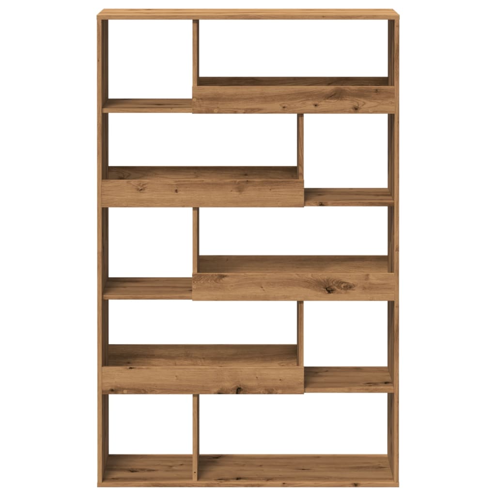 rumdeler 100x33x156,5 cm konstrueret træ egetræsfarve