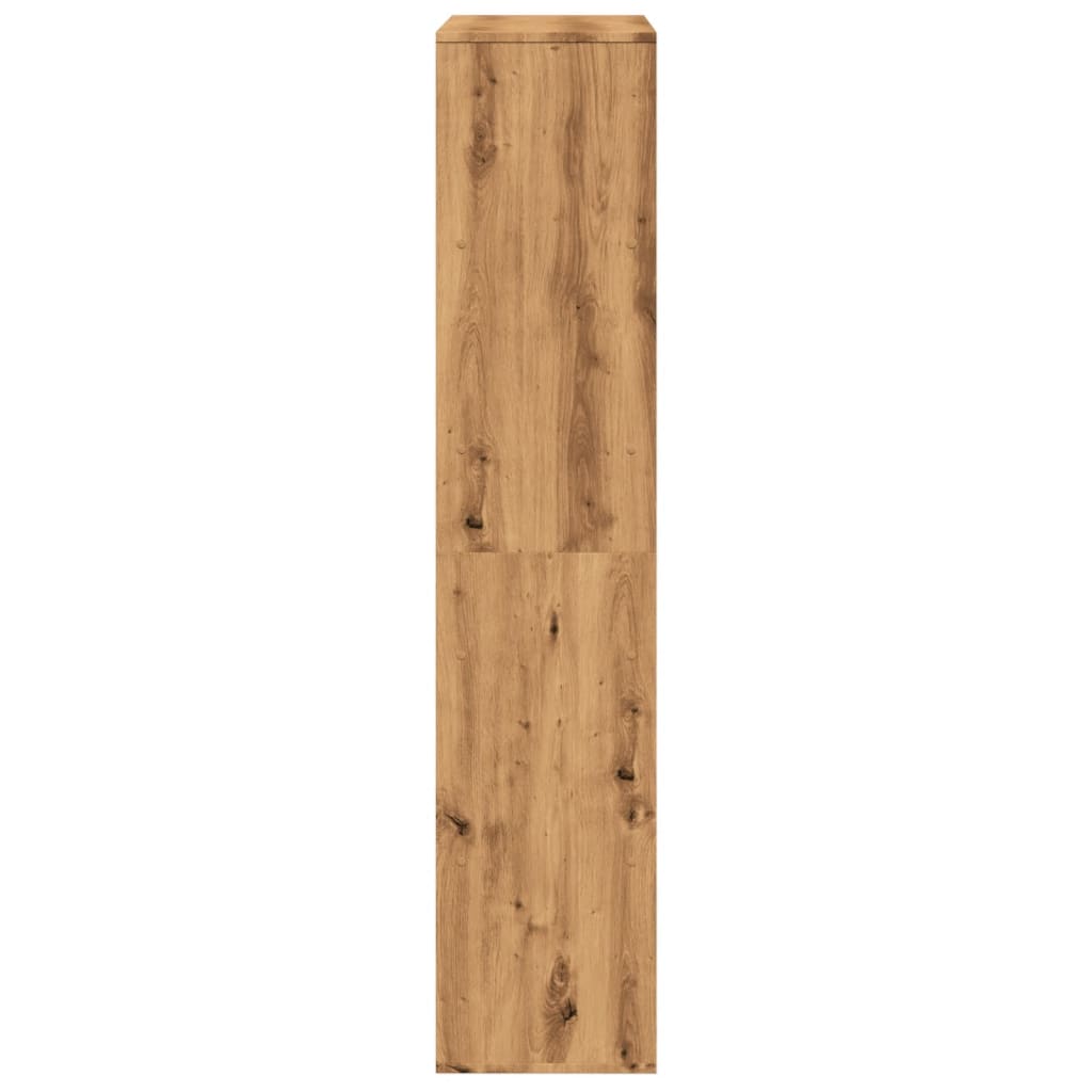 rumdeler 100x33x156,5 cm konstrueret træ egetræsfarve