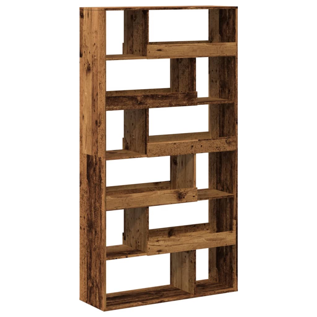 rumdeler 100x33x187,5 cm konstrueret træ antikt træ