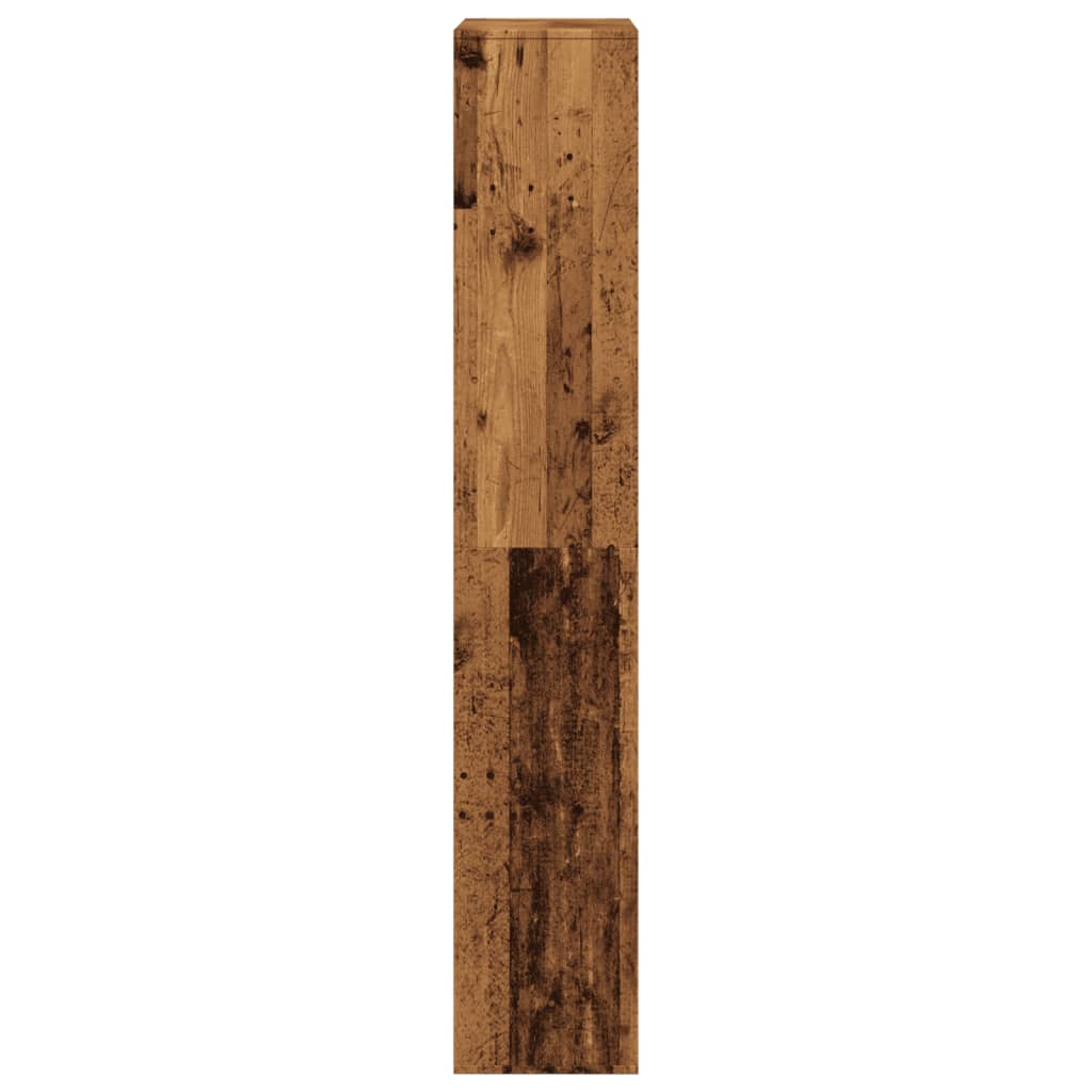 rumdeler 100x33x187,5 cm konstrueret træ antikt træ