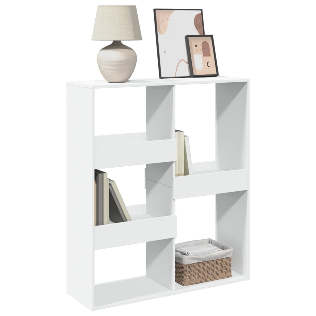 rumdeler 100x33x115 cm konstrueret træ hvid