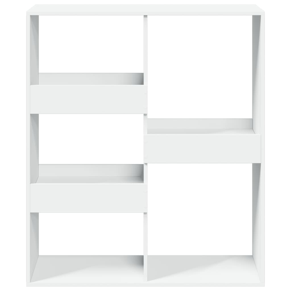 rumdeler 100x33x115 cm konstrueret træ hvid