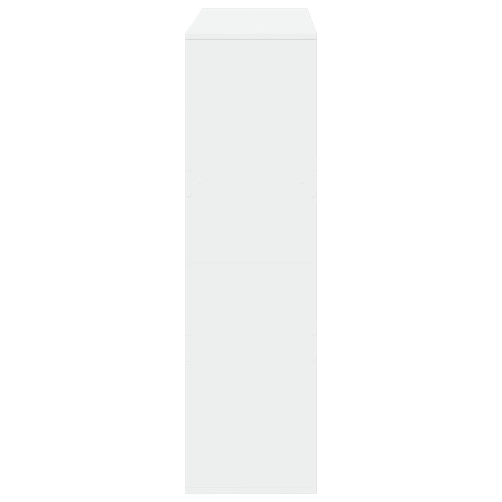 rumdeler 100x33x115 cm konstrueret træ hvid