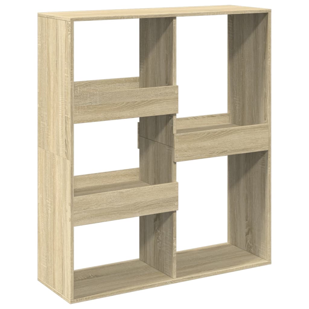 rumdeler 100x33x115 cm konstrueret træ sonoma-eg