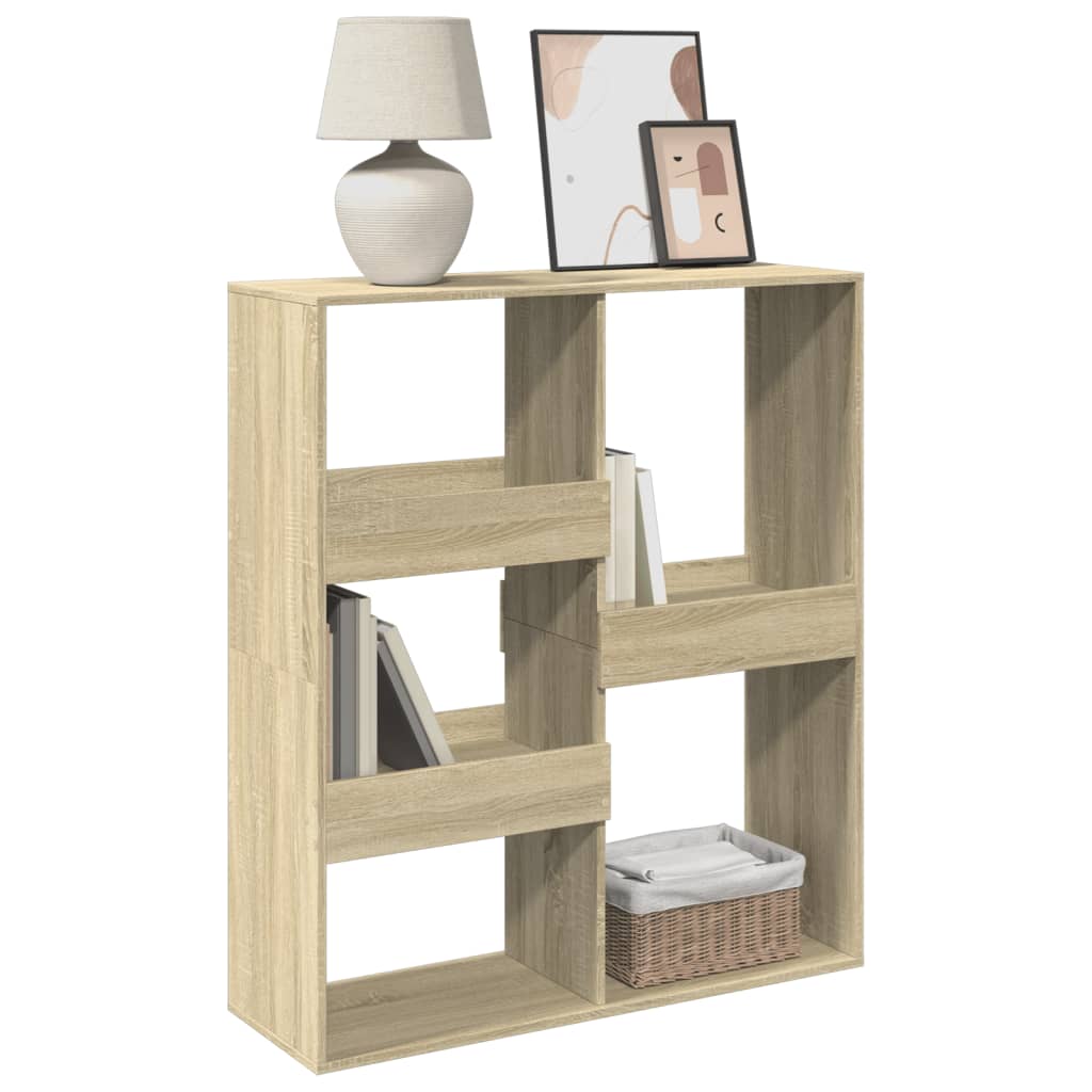 rumdeler 100x33x115 cm konstrueret træ sonoma-eg