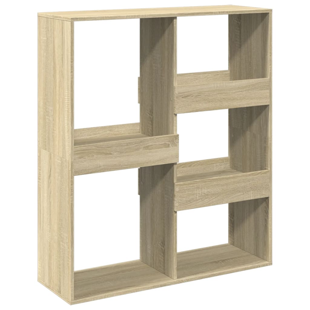 rumdeler 100x33x115 cm konstrueret træ sonoma-eg