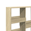 rumdeler 100x33x115 cm konstrueret træ sonoma-eg