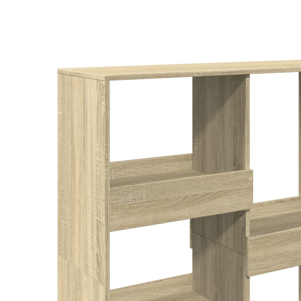 rumdeler 100x33x115 cm konstrueret træ sonoma-eg