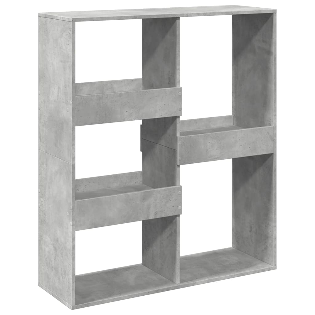 rumdeler 100x33x115 cm konstrueret træ betongrå