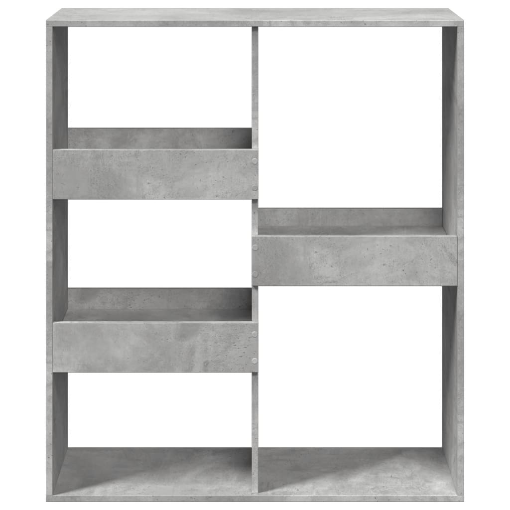 rumdeler 100x33x115 cm konstrueret træ betongrå