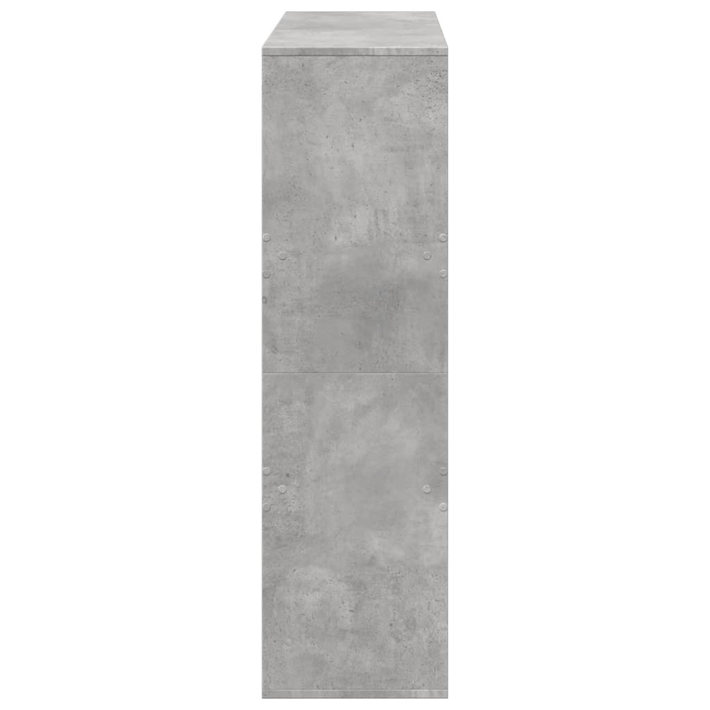 rumdeler 100x33x115 cm konstrueret træ betongrå