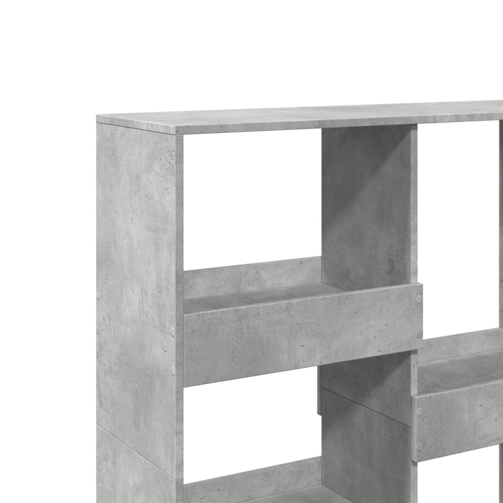 rumdeler 100x33x115 cm konstrueret træ betongrå