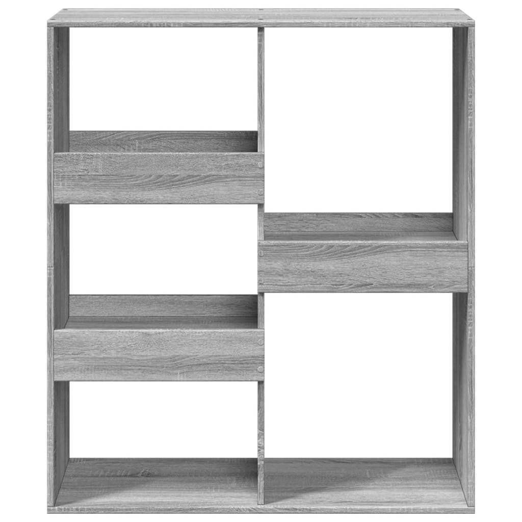rumdeler 100x33x115 cm konstrueret træ grå sonoma-eg