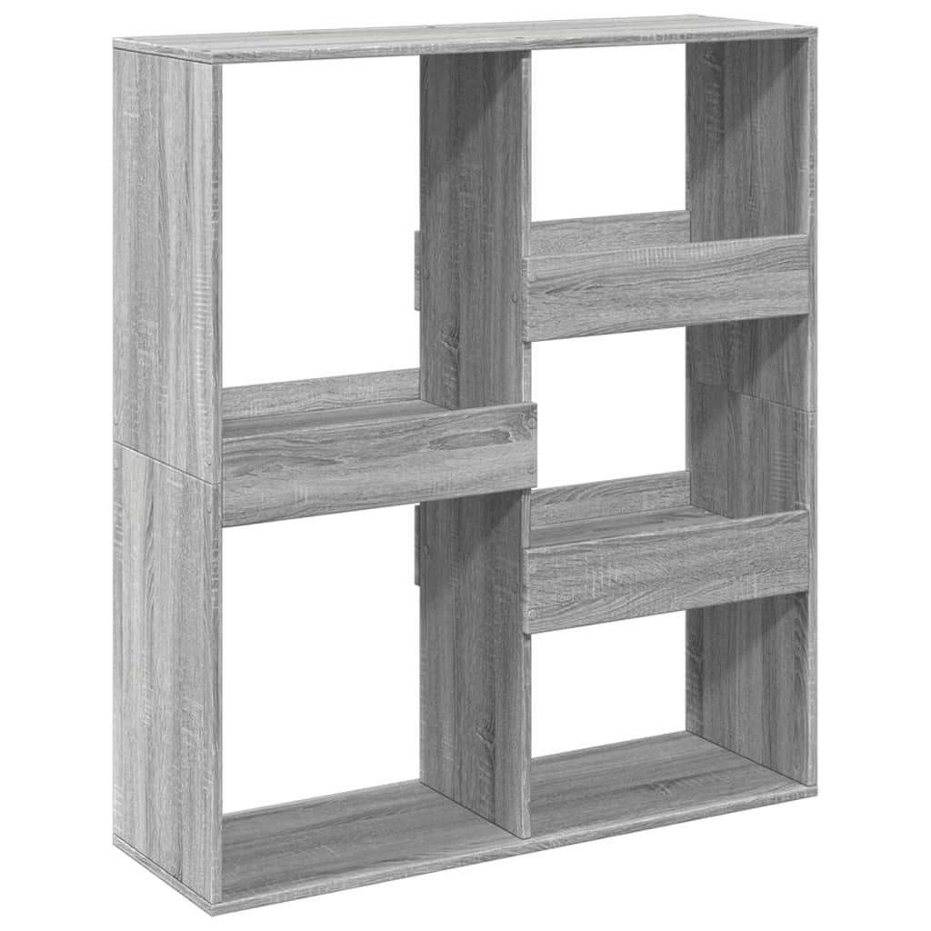 rumdeler 100x33x115 cm konstrueret træ grå sonoma-eg