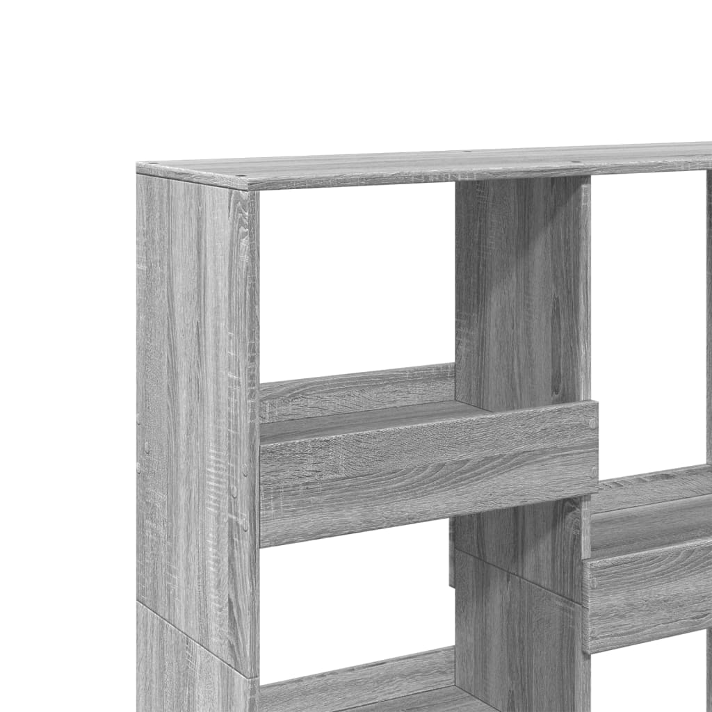 rumdeler 100x33x115 cm konstrueret træ grå sonoma-eg