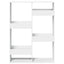 rumdeler 100x33x135 cm konstrueret træ hvid