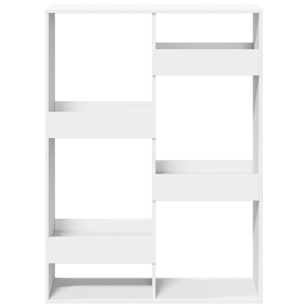 rumdeler 100x33x135 cm konstrueret træ hvid