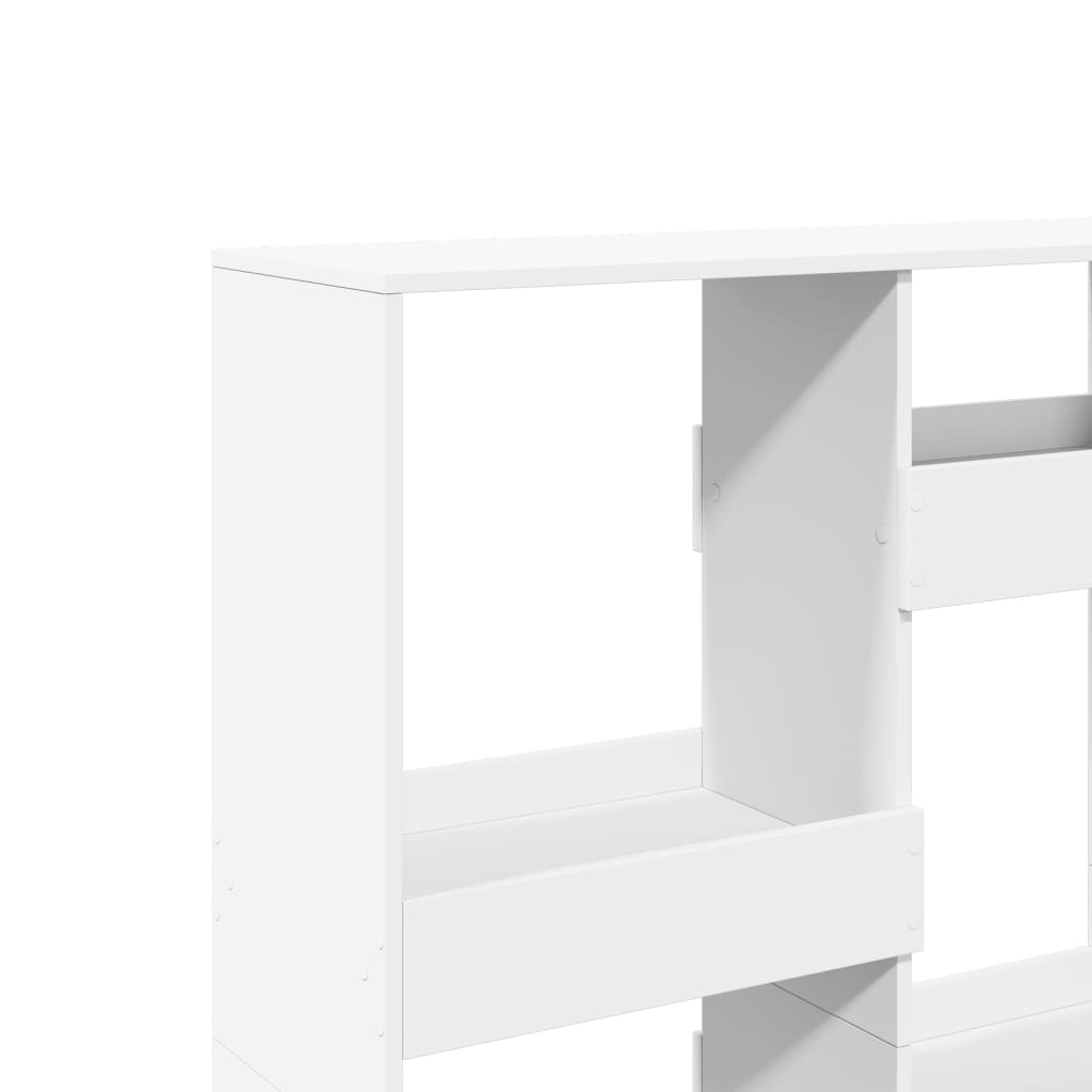 rumdeler 100x33x135 cm konstrueret træ hvid