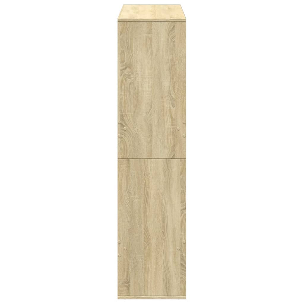 rumdeler 100x33x135 cm konstrueret træ sonoma-eg