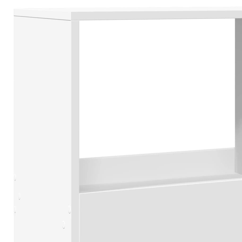 rumdeler 100x33x155,5 cm konstrueret træ hvid