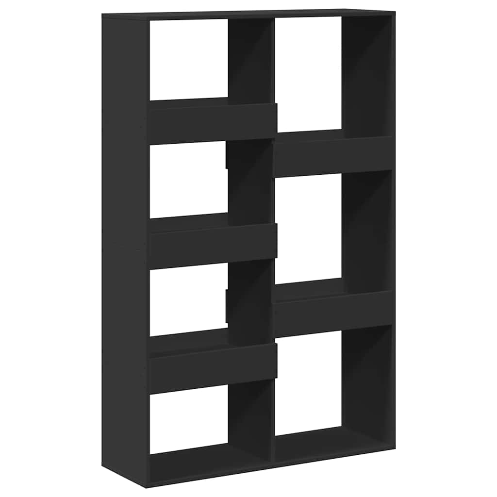rumdeler 100x33x155,5 cm konstrueret træ sort