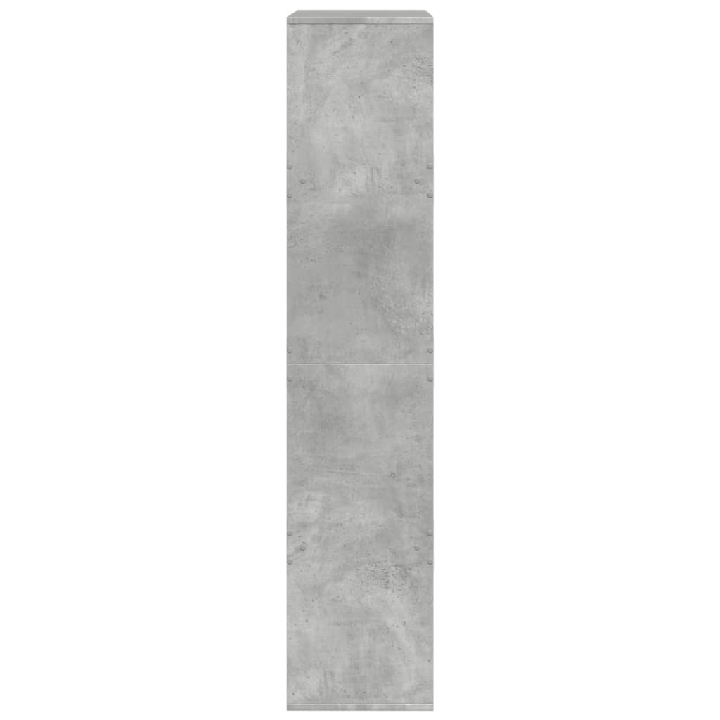 rumdeler 100x33x155,5 cm konstrueret træ betongrå