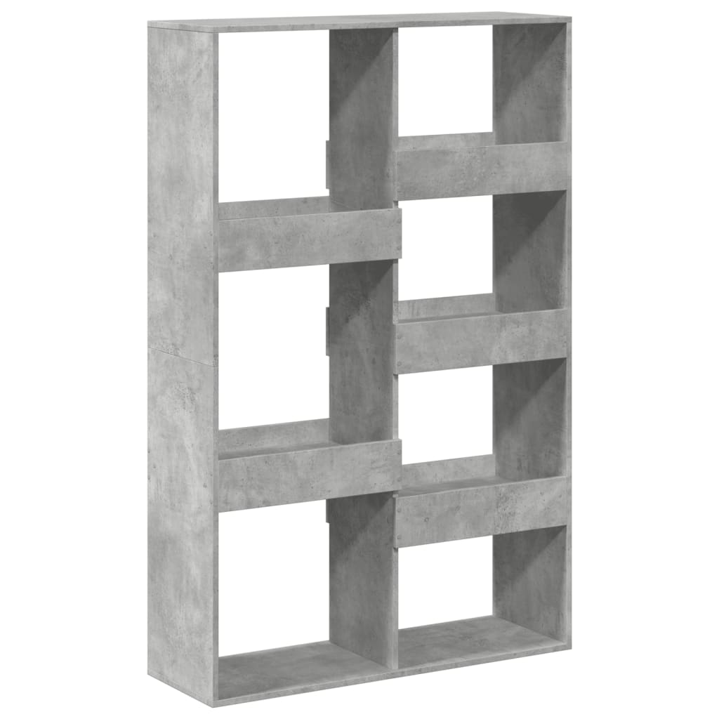rumdeler 100x33x155,5 cm konstrueret træ betongrå