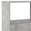 rumdeler 100x33x155,5 cm konstrueret træ betongrå