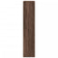 rumdeler 100x33x155,5 cm konstrueret træ brun egetræsfarve