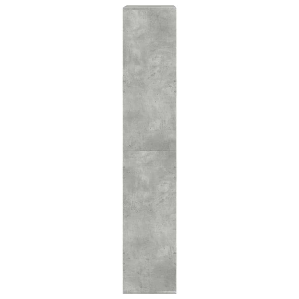 rumdeler 100x33x175 cm konstrueret træ betongrå