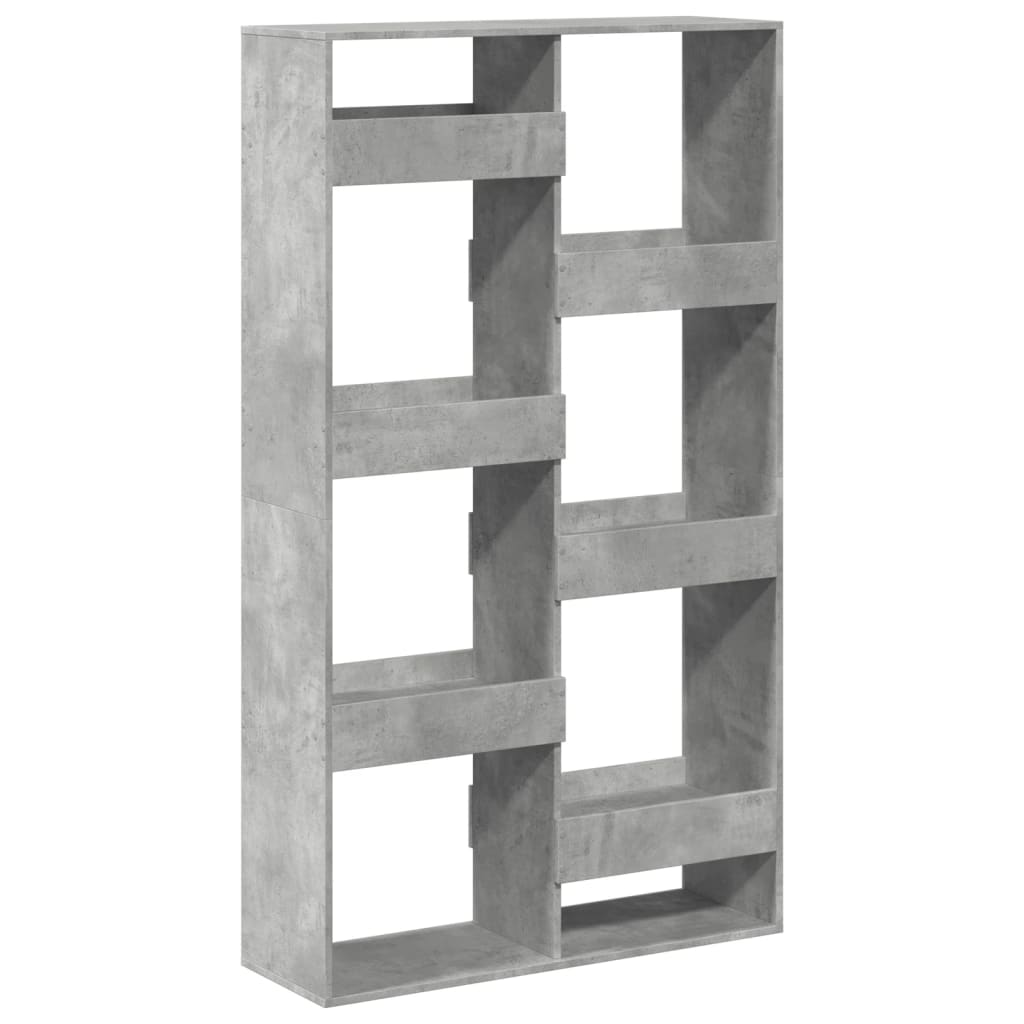 rumdeler 100x33x175 cm konstrueret træ betongrå