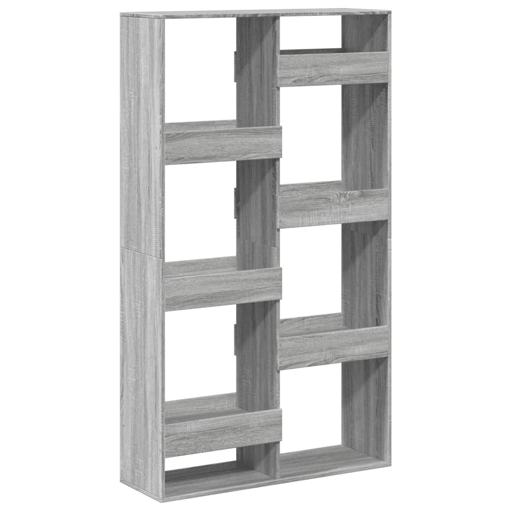 rumdeler 100x33x175 cm konstrueret træ grå sonoma-eg