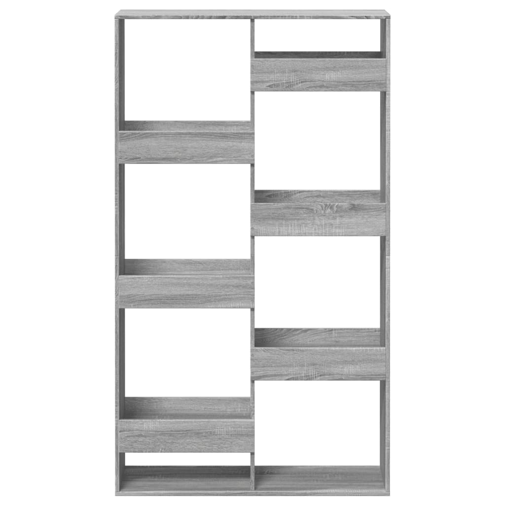 rumdeler 100x33x175 cm konstrueret træ grå sonoma-eg