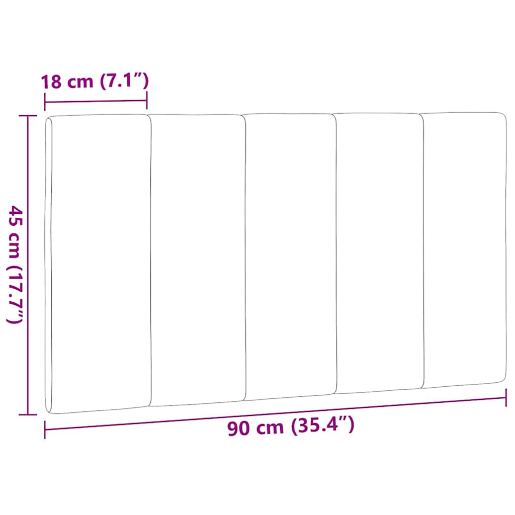 gavlpude Hanko 90 cm stof lysegrå