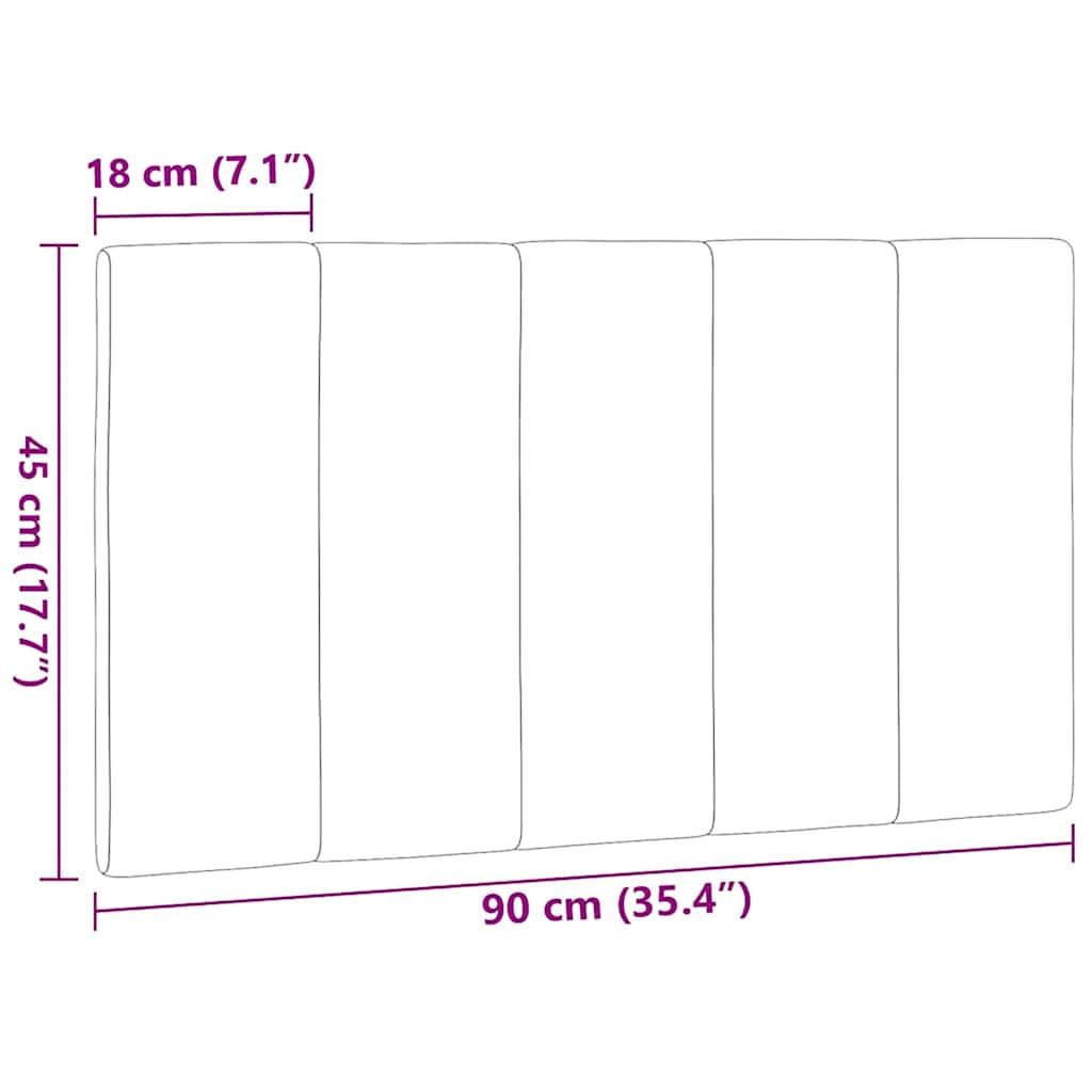gavlpude Hanko 90 cm stof mørkegrå