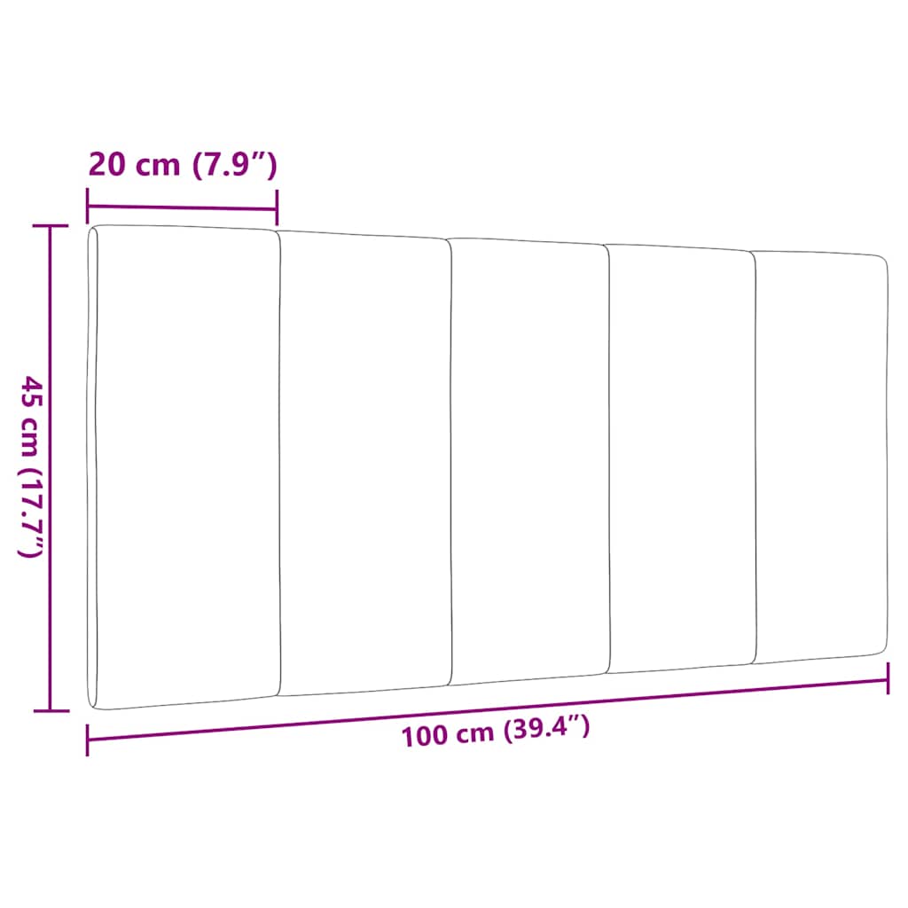 gavlpude Hanko 100 cm stof blå