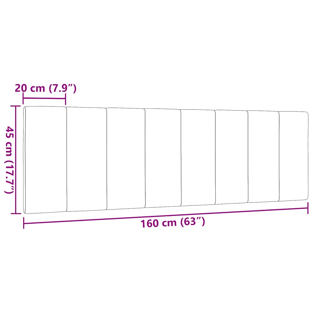 gavlpude Hanko 160 cm stof sort