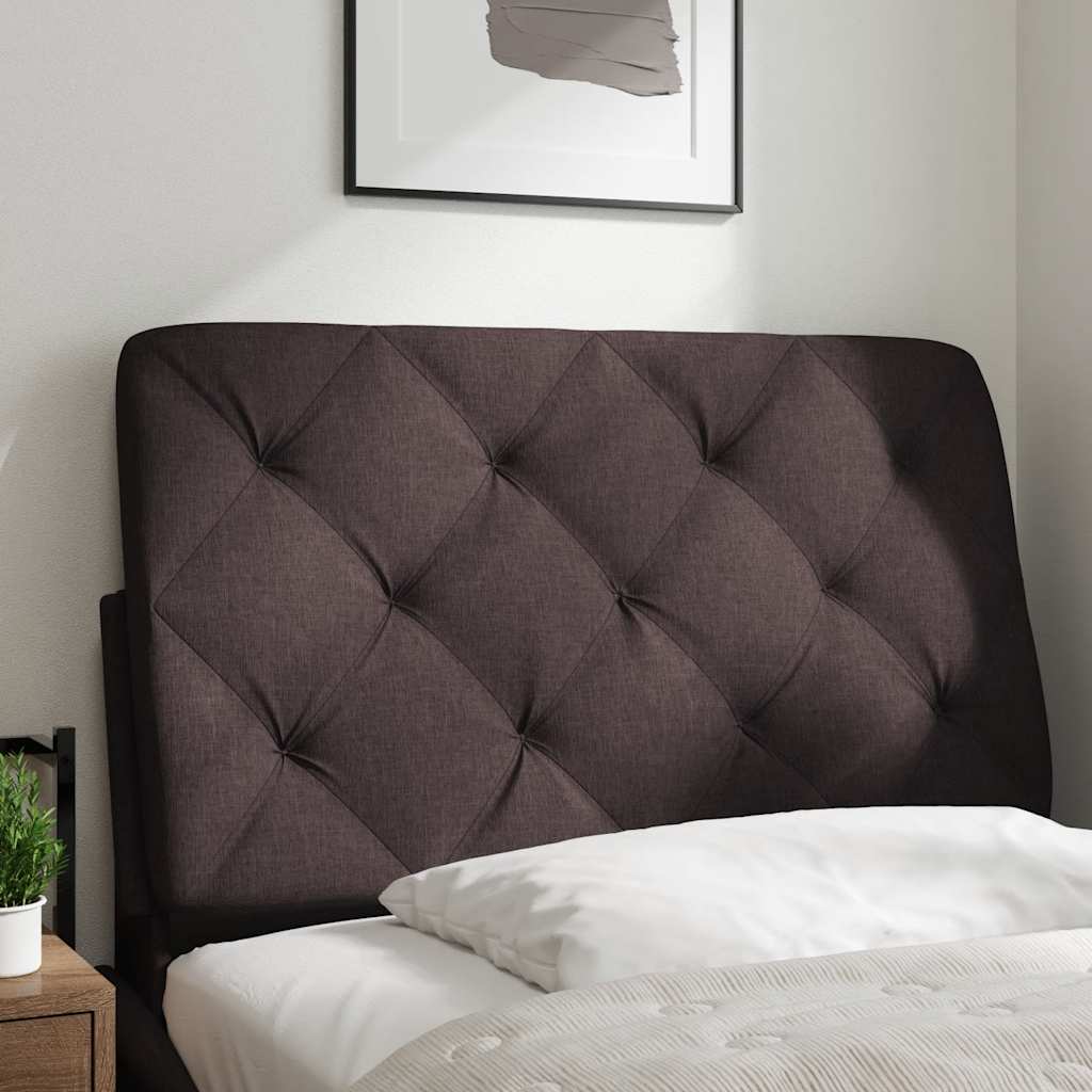 gavlpude 80 cm stof mørkebrun