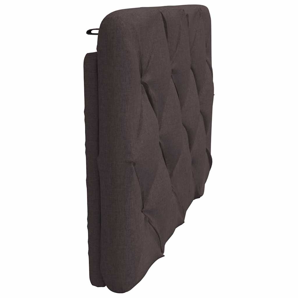 gavlpude 80 cm stof mørkebrun