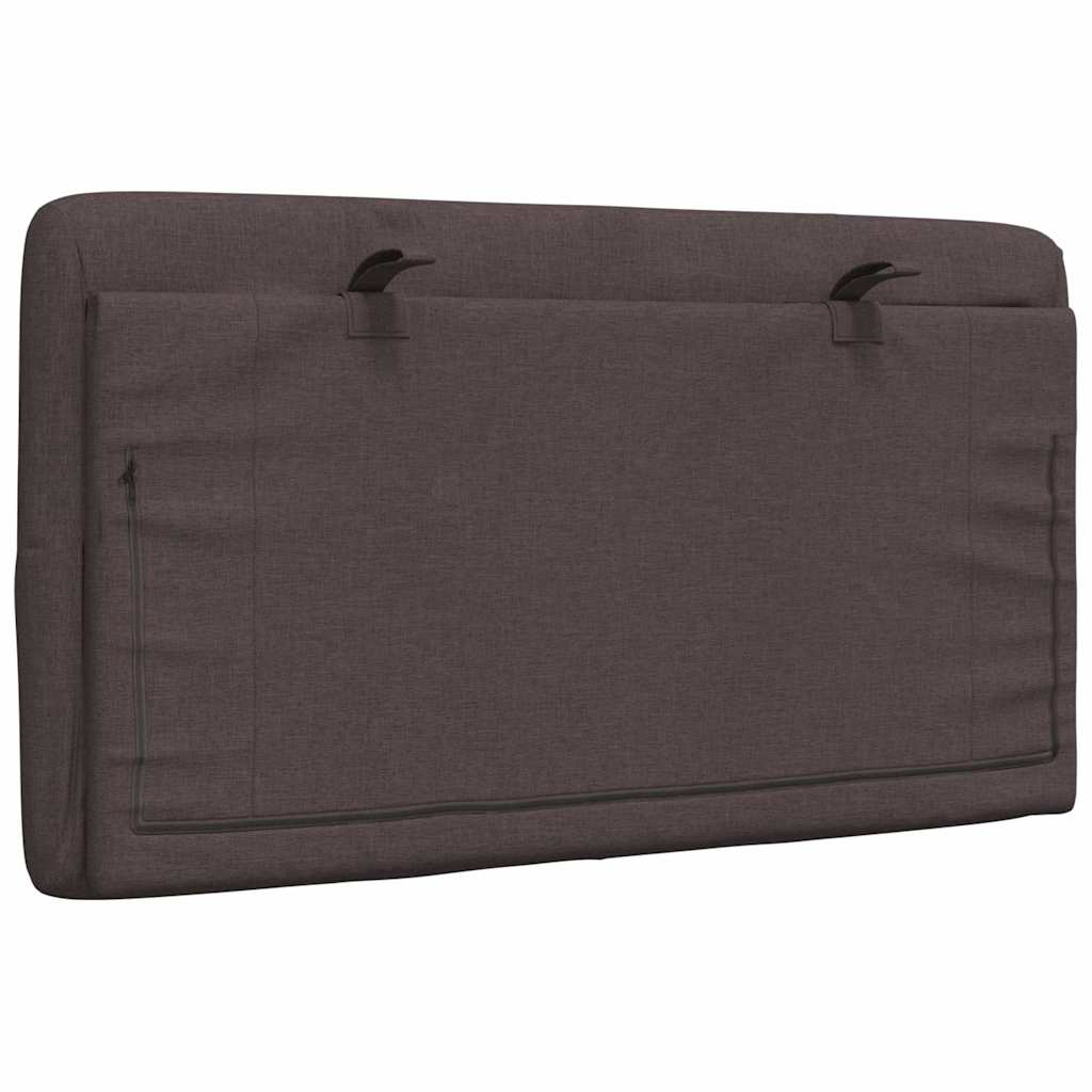 gavlpude 80 cm stof mørkebrun