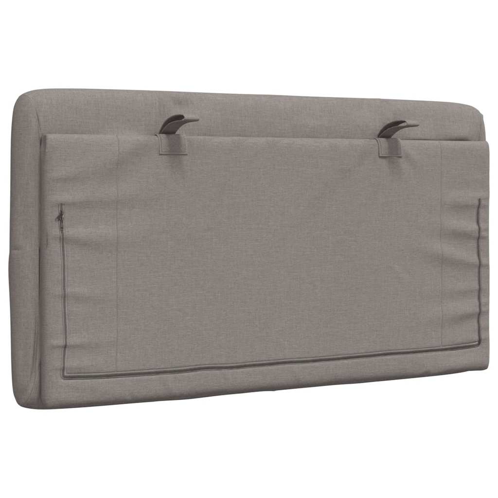 gavlpude 80 cm stof gråbrun