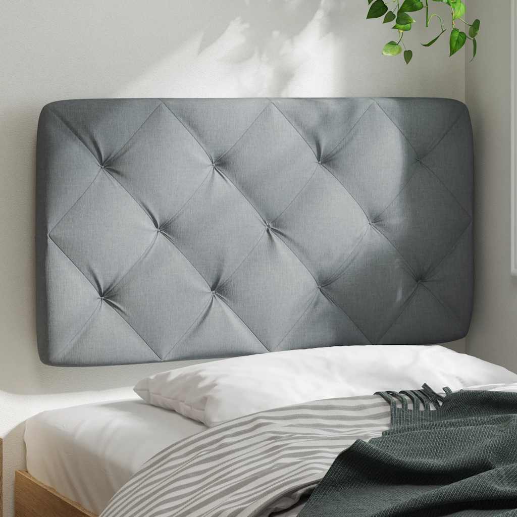 gavlpude 90 cm stof lysegrå