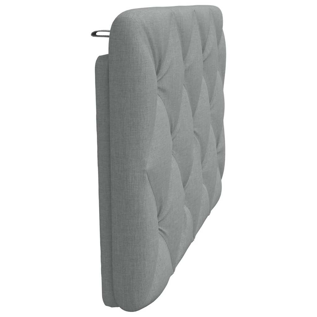 gavlpude 90 cm stof lysegrå