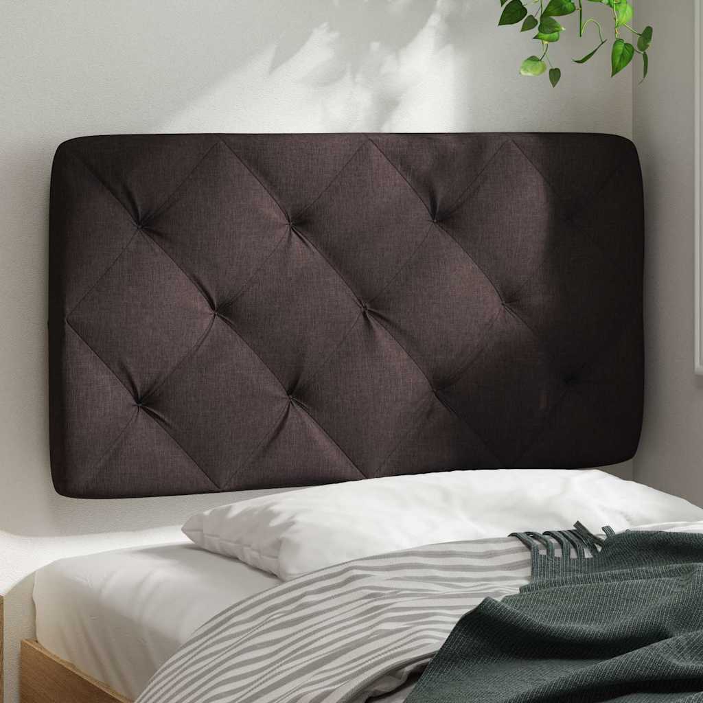 gavlpude 90 cm stof mørkebrun