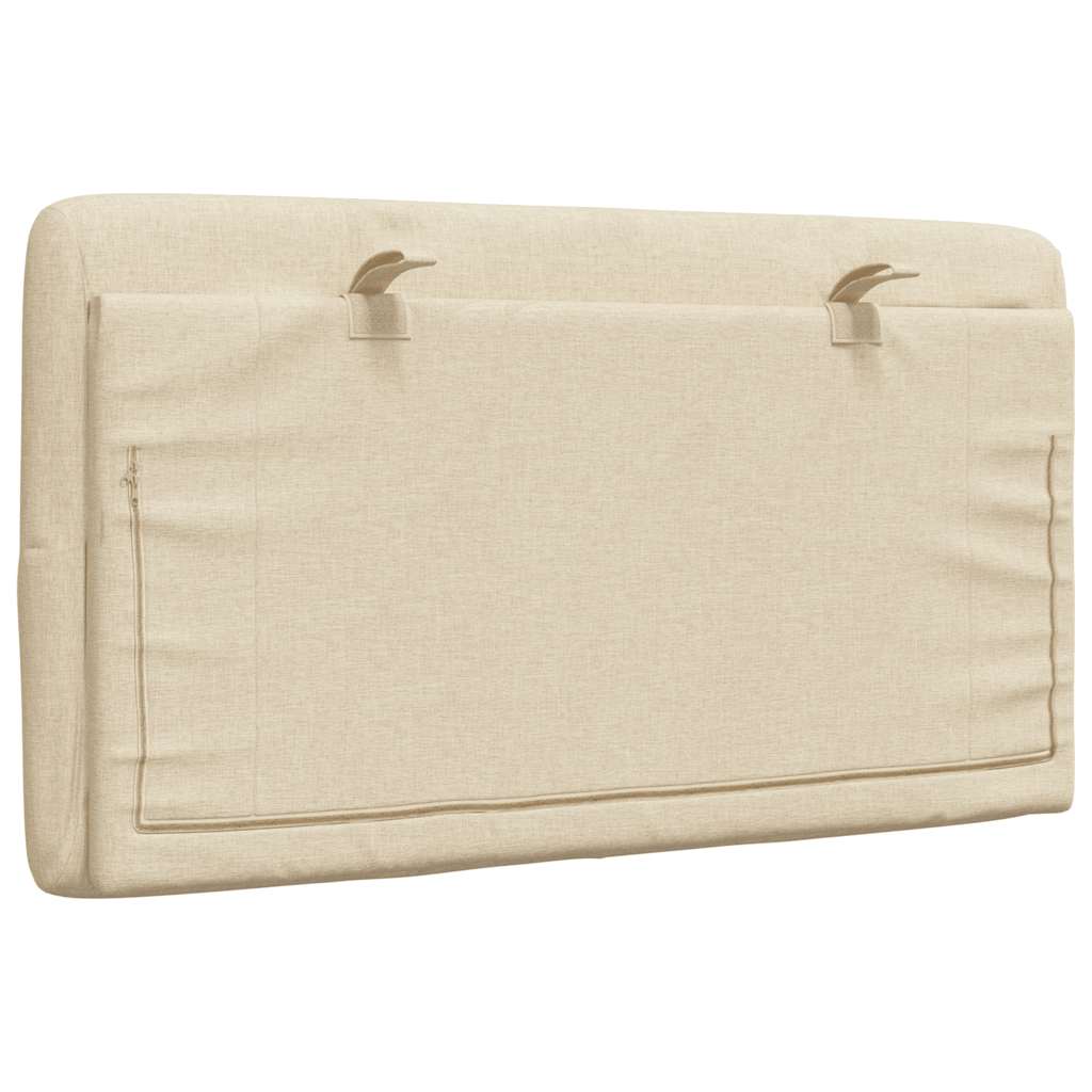 gavlpude 90 cm stof cremefarvet