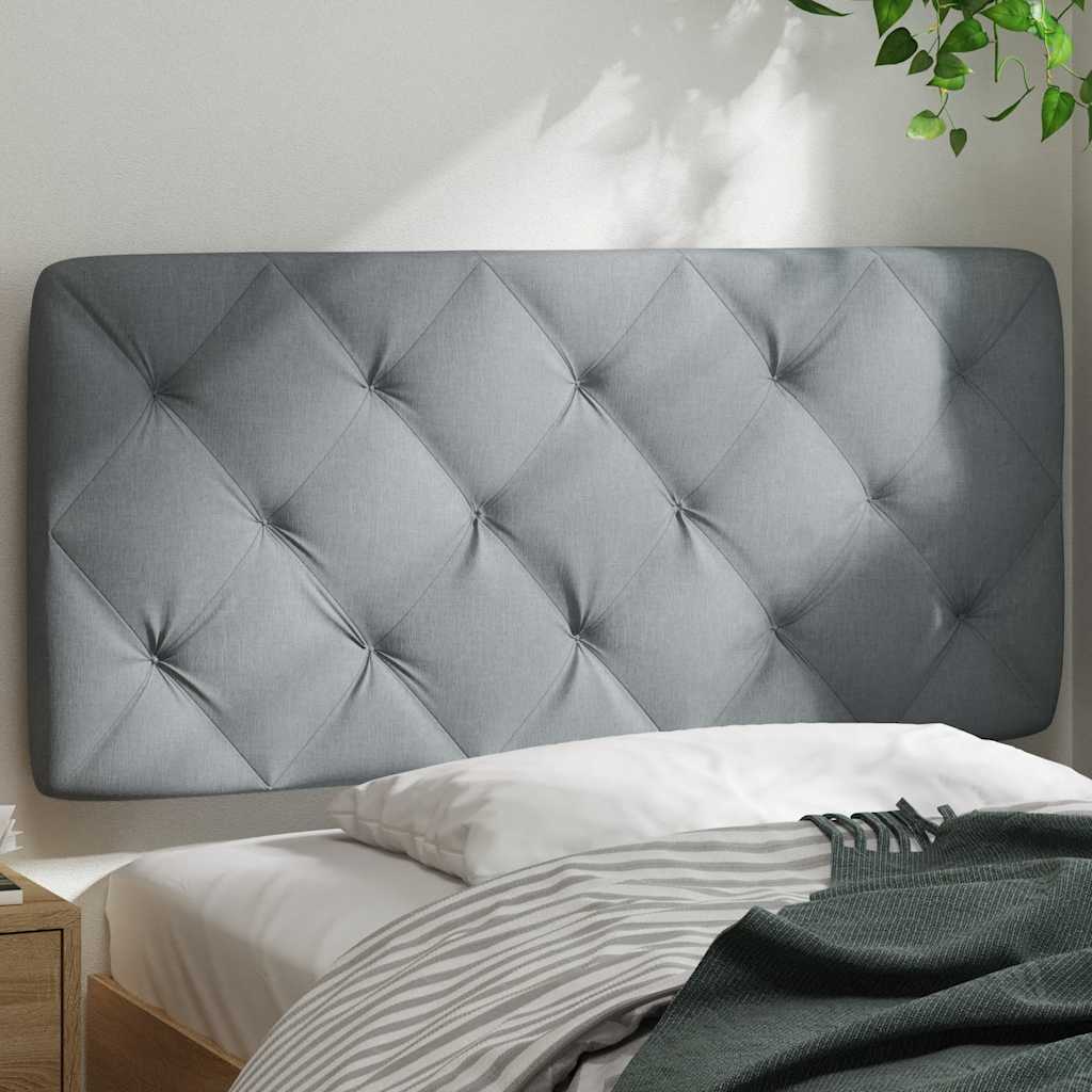 gavlpude 100 cm stof lysegrå