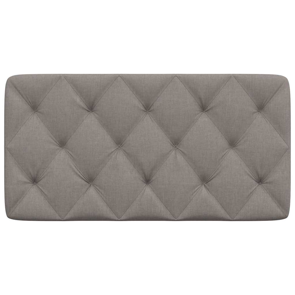 gavlpude 100 cm stof gråbrun