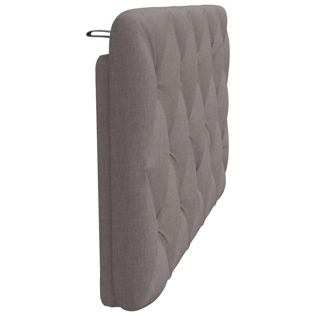 gavlpude 100 cm stof gråbrun